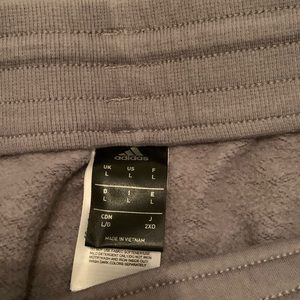 Men’s gray adidas joggers new never worn